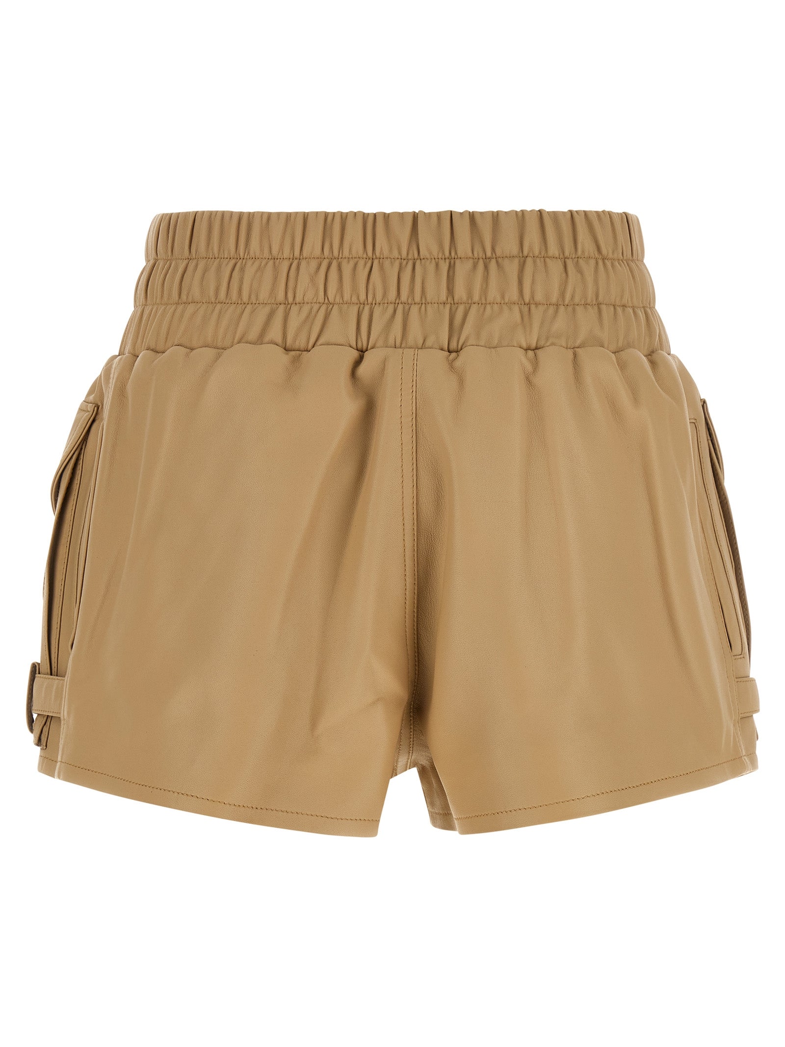 Balmain Short Cargo Shorts — Beige Nappa | Balmain