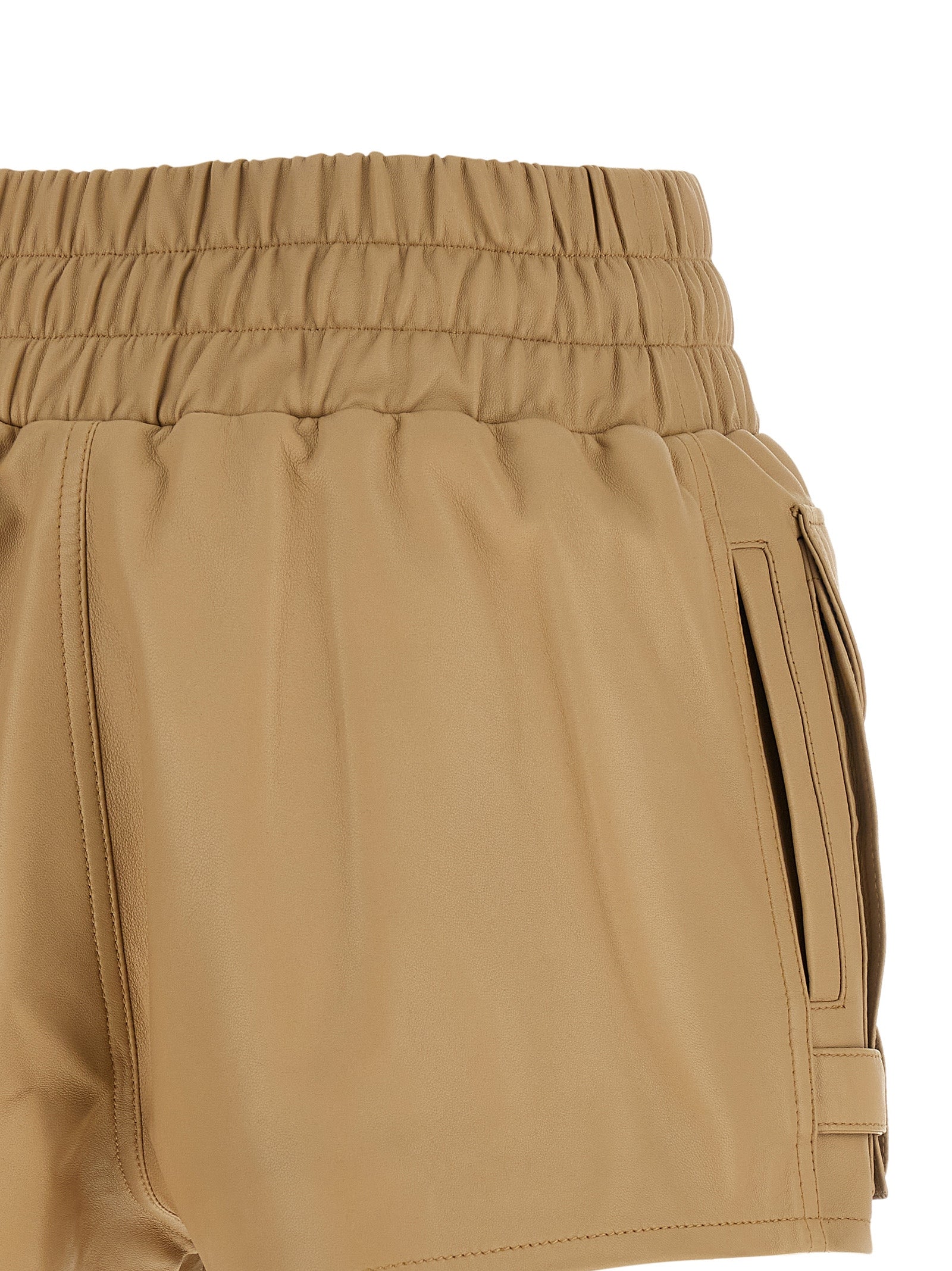 Balmain Short Cargo Shorts — Beige Nappa | Balmain