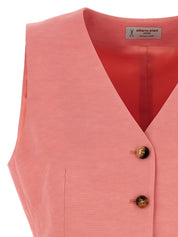 Alberto Biani Linen Viscose Vest