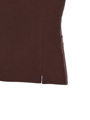 Alberto Biani Viscose And Linen Vest