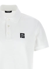 Balmain Embroidery Polo Shirt