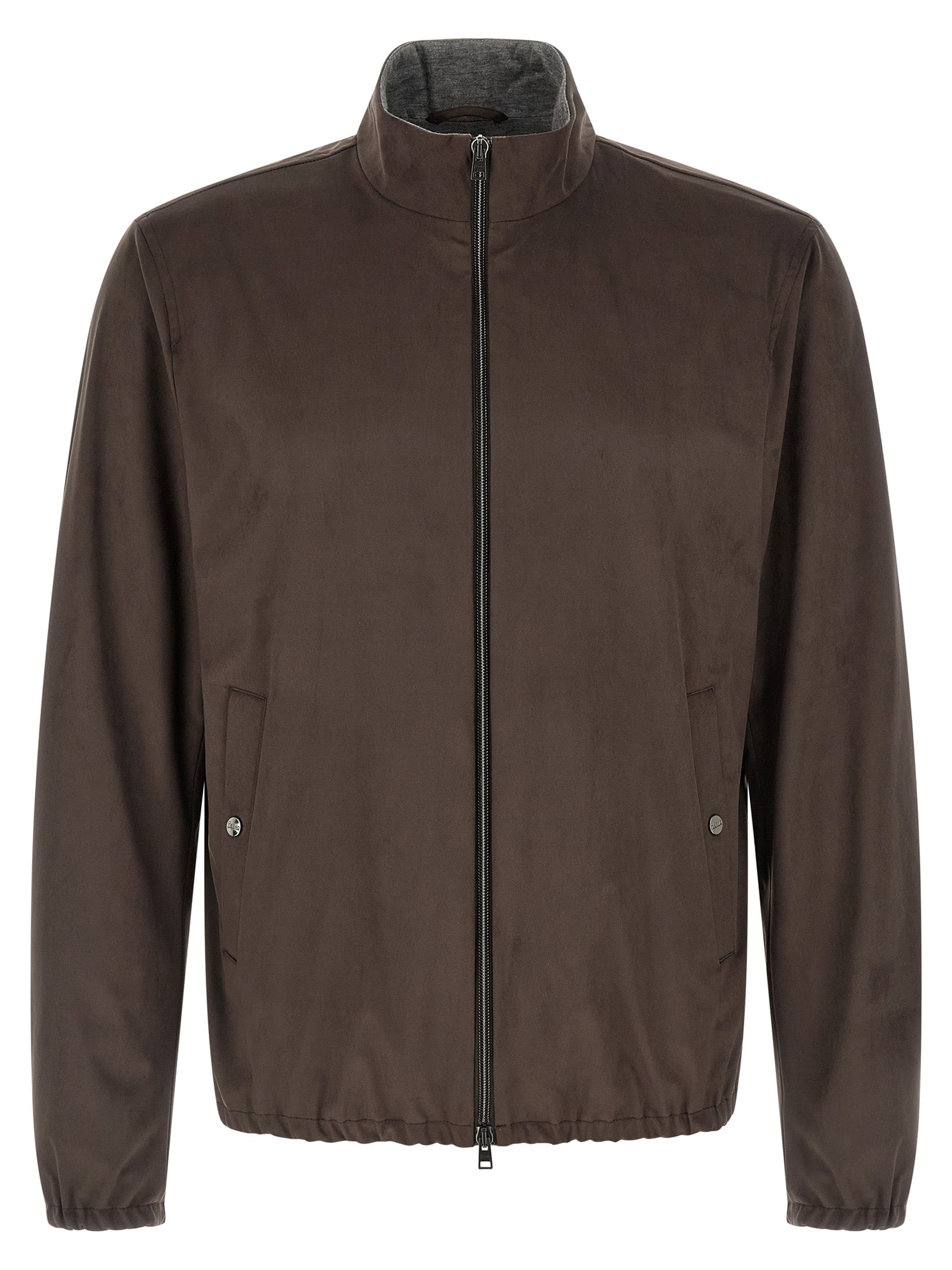 Herno Suede Effect Jacket