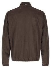 Herno Suede Effect Jacket
