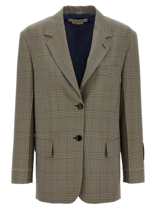 Marni Prince Of Wales Blazer - Women's Jacket