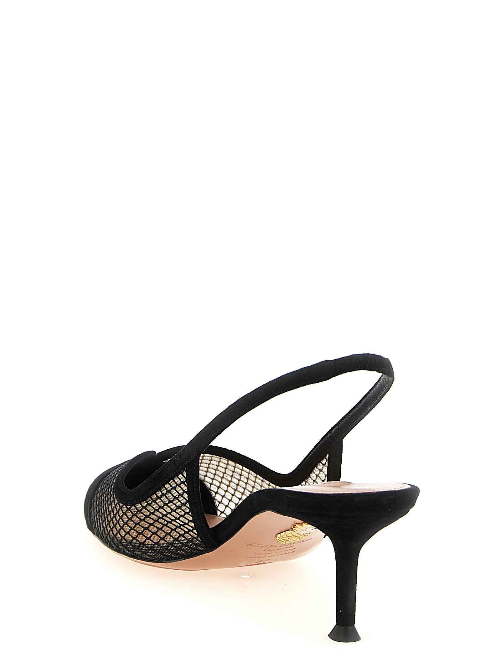 Aquazzura Gia Mesh Slingback Pumps — New Arrival