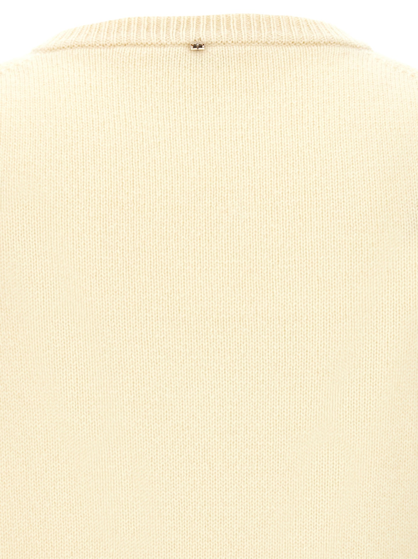 Sportmax Gimmy Vest — Yellow Wool-Cashmere Vests