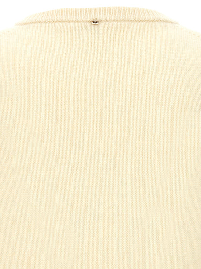 Sportmax Gimmy Vest — Yellow Wool-Cashmere Vests