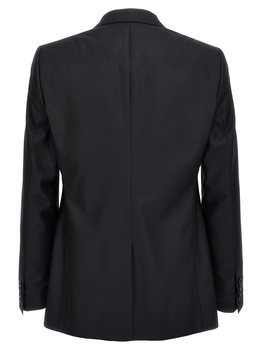 Dolce & Gabbana Martini Suit — Men's Blue Wool-Silk