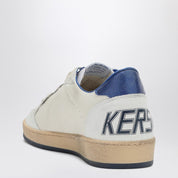 Zapatillas Ballstar azul metalizado blanco de Golden Goose