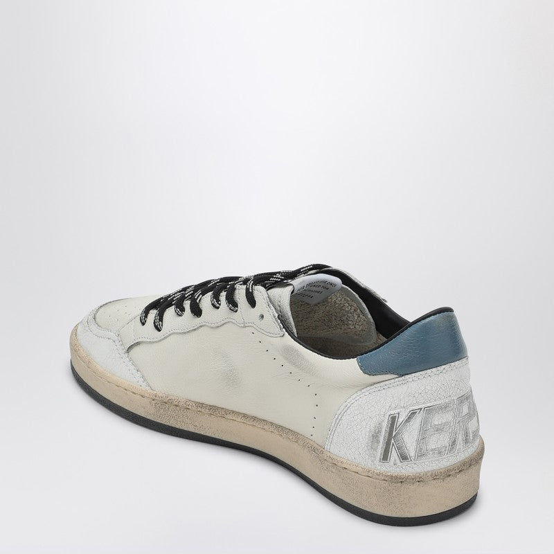 Zapatillas Golden Goose Ball Star blanco miel azul claro