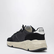 Golden Goose Running Sole Sneakers black/white