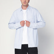 Camisa de rayas blancas y azules de Golden Goose