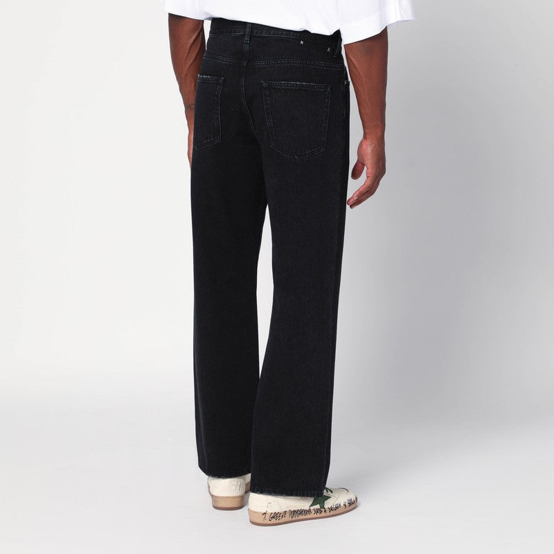 Golden Goose vintage-effect black jeans