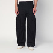 Golden Goose Black cargo pants in cotton blend
