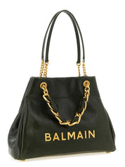 Balmain 1945 Soft Large Shopping Bag — Green Shopper