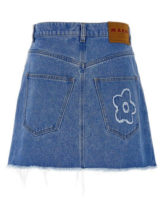 Marni Patch Skirt — Denim Mini Skirt, From €250