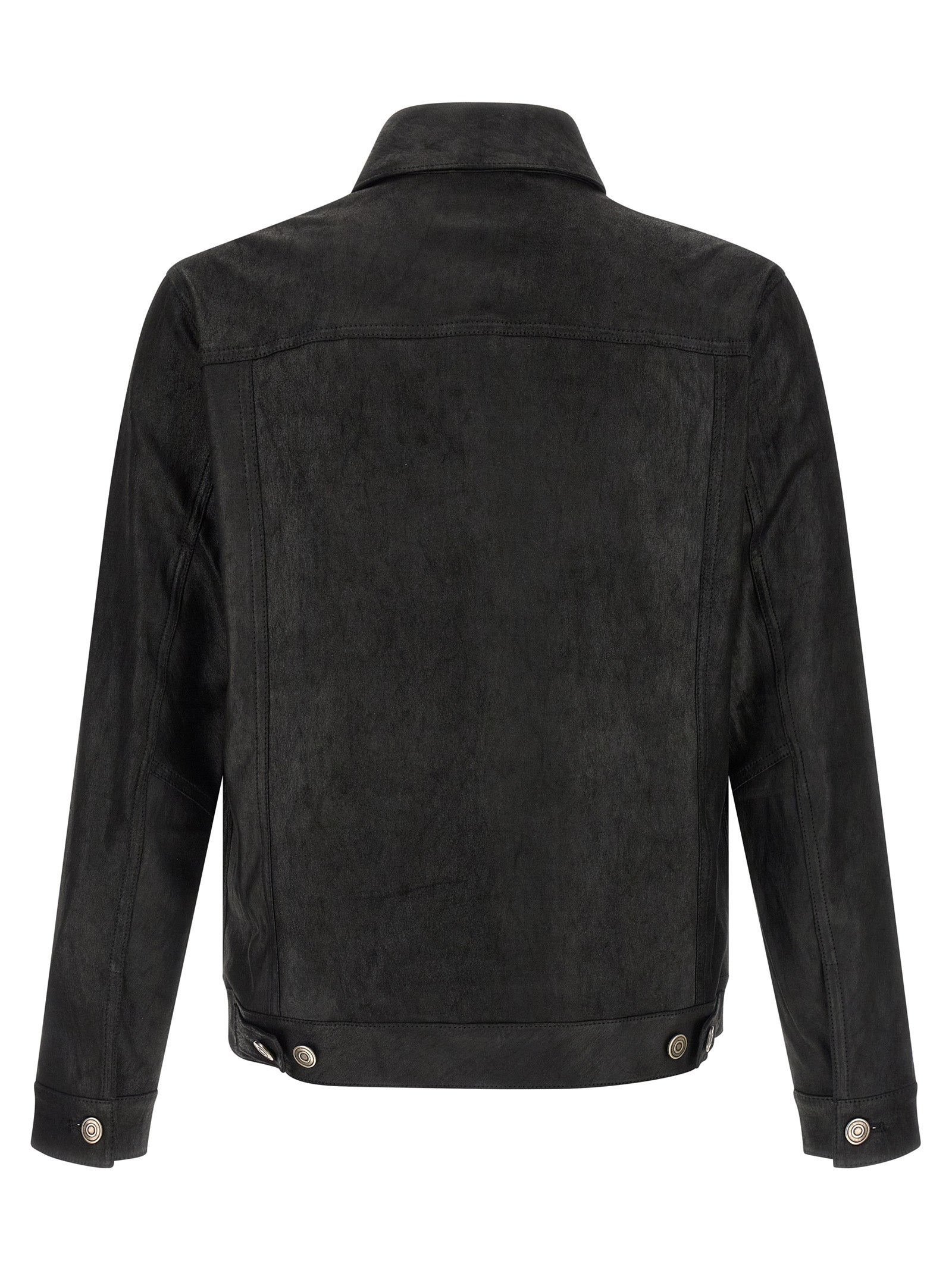 Giorgio Brato Leather Jacket for Men — Black, €1,150