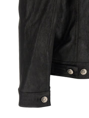 Giorgio Brato Leather Jacket for Men — Black, €1,150