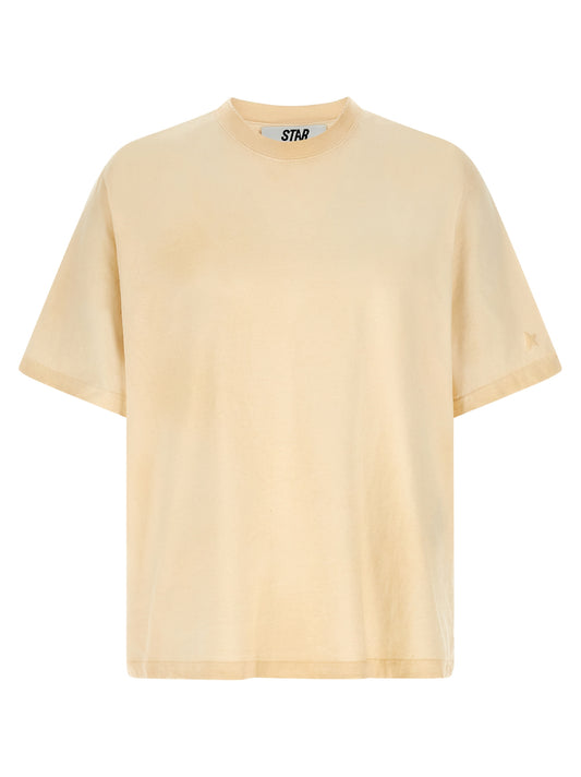 Golden Goose Logo T-shirt for Men — Relaxed Fit Topwear