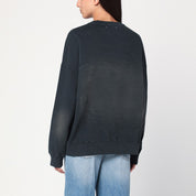 Golden Goose Distressed faded black sweatshirt