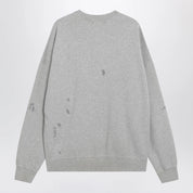 Golden Goose Grey sweatshirt with college logo graphic