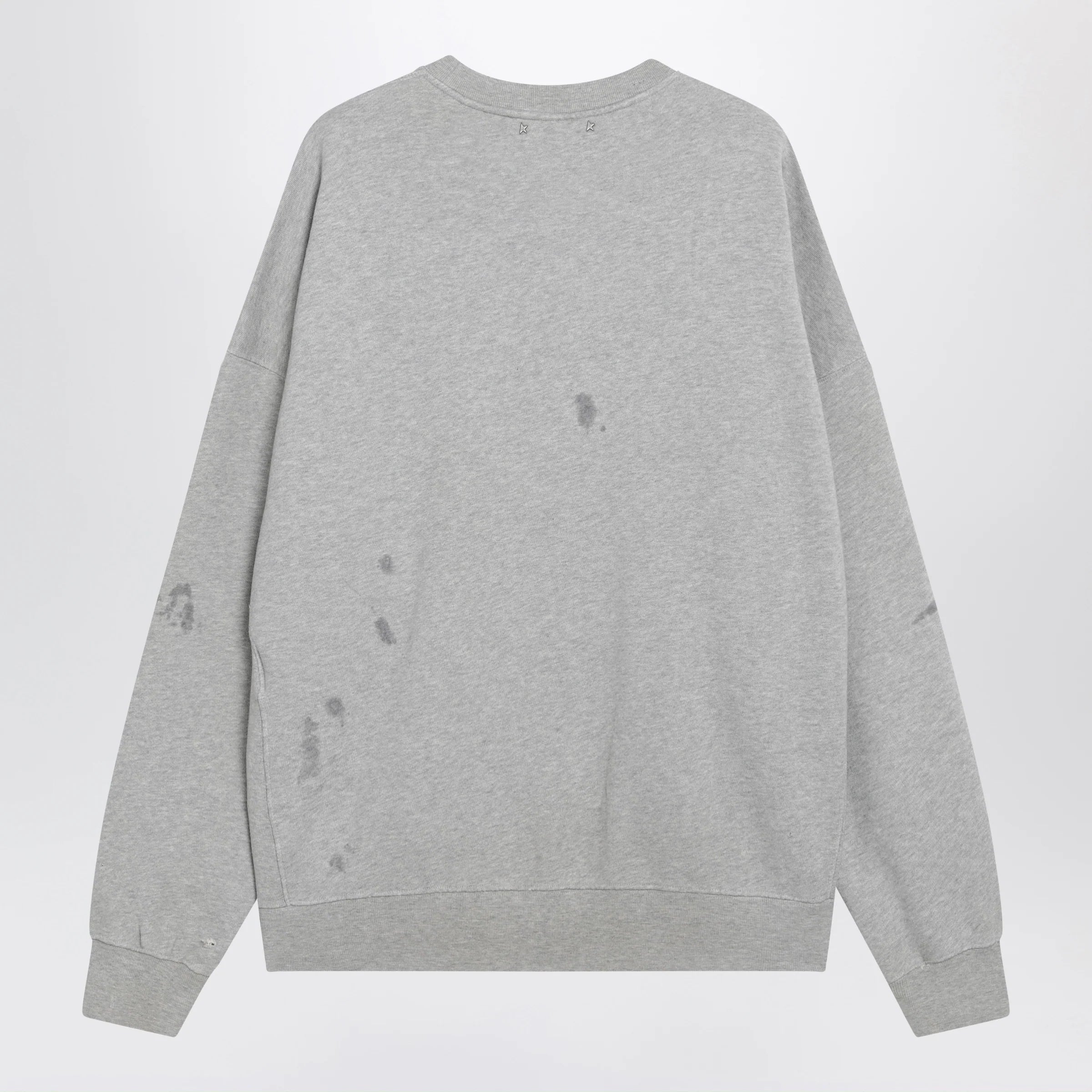 Golden Goose Grey sweatshirt with college logo graphic