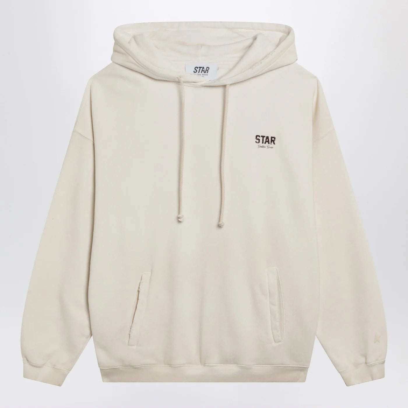 Golden Goose Star sweatshirt in lived-in effect cotton