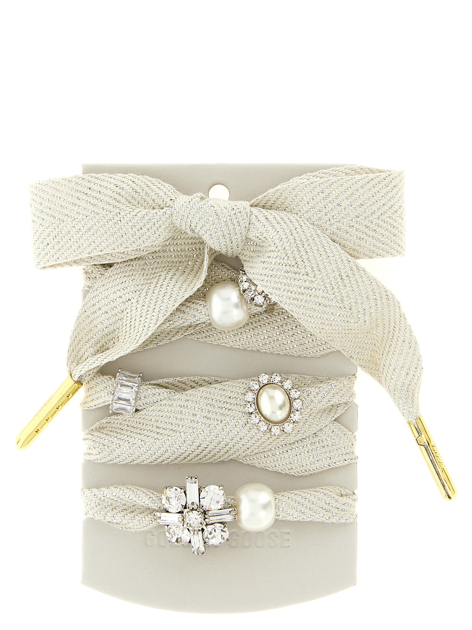 Golden Goose Skin Sparkling Shoelaces