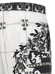 Dolce & Gabbana Maiolica Print Bermuda Shorts