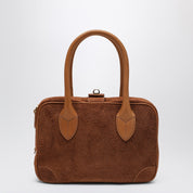 Golden Goose Suede Leather Handbag — Leather Colour