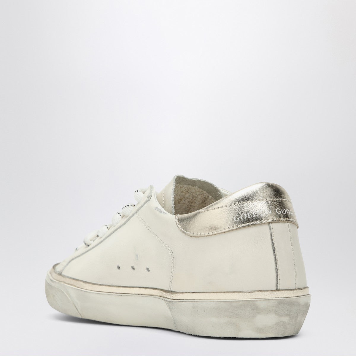 Golden Goose Sneaker Super Star Optic White Platinum Leather