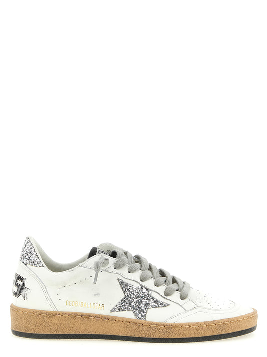 Golden Goose Ball Star Sneakers — Women’s Silver Sneakers