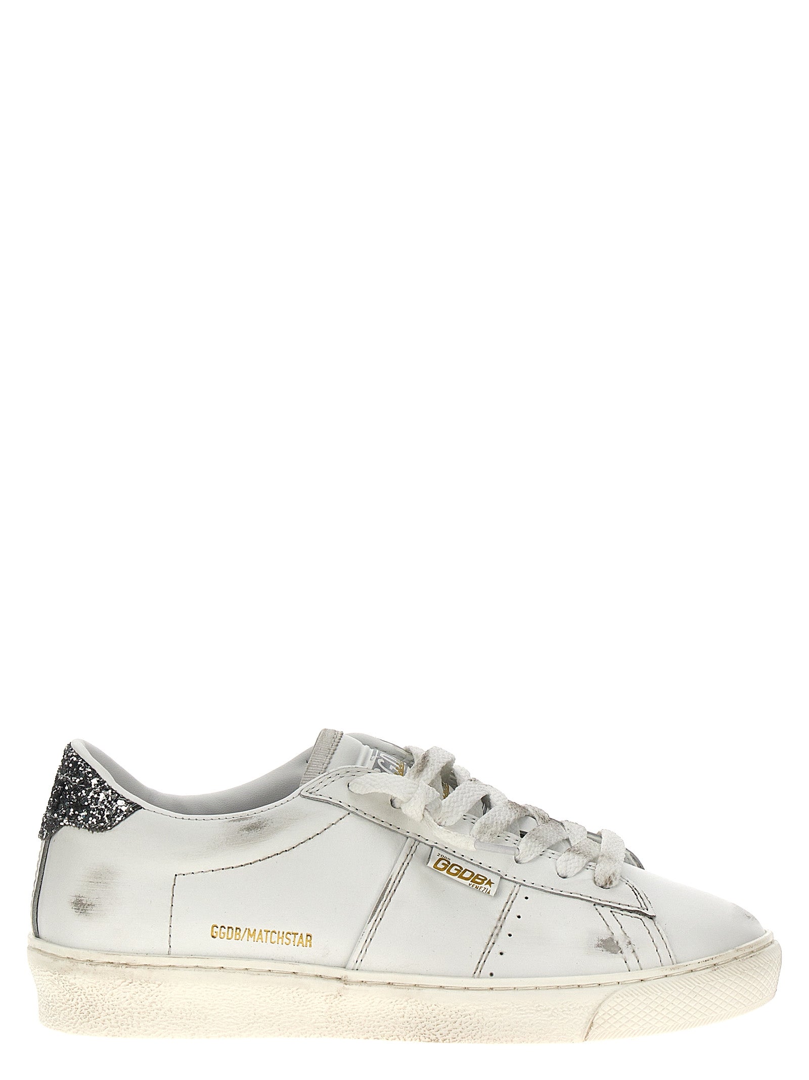 Golden Goose Matchstar Sneakers — Silver Leather Women’s