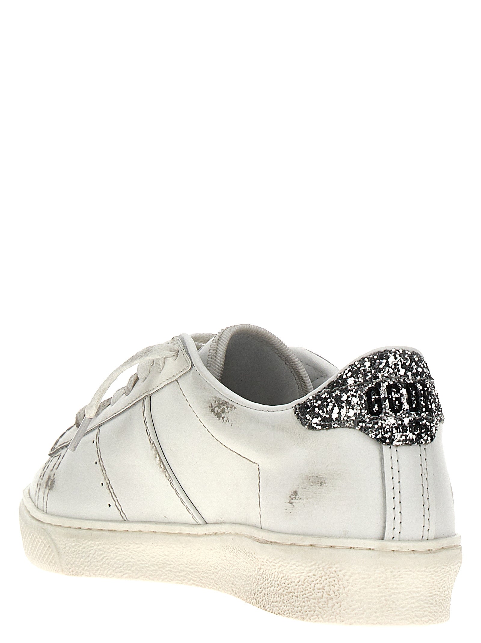 Golden Goose Matchstar Sneakers — Silver Leather Women’s