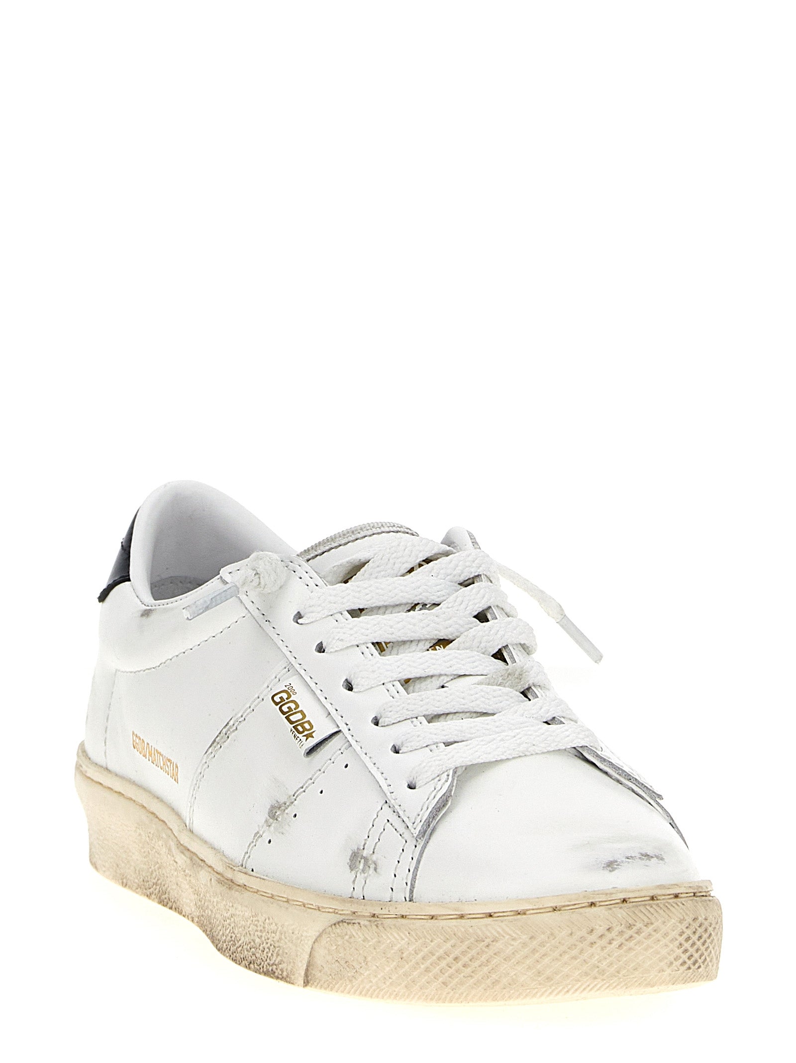 Golden Goose Matchstar Sneakers for Women — Blue Leather