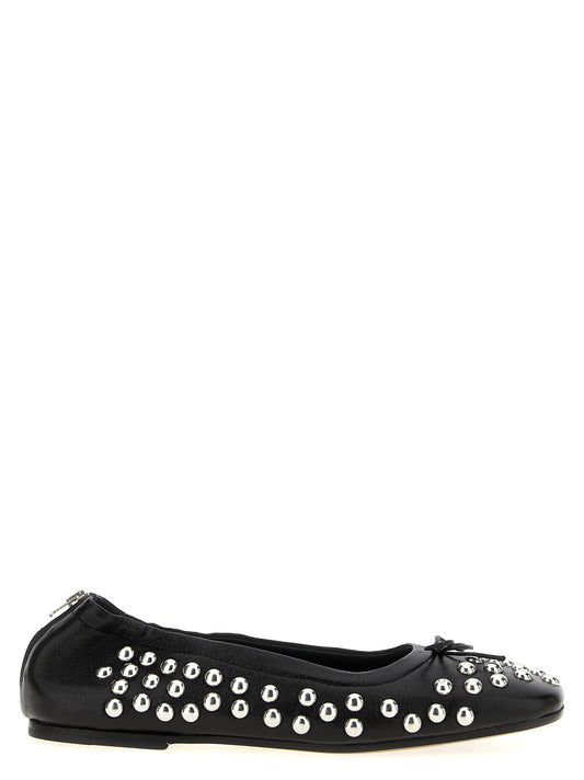 Golden Goose Amy Ballet Flats — Black Studded Flats