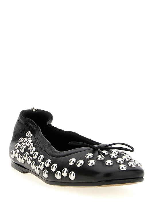 Golden Goose Amy Ballet Flats — Black Studded Flats