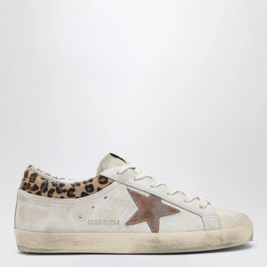 Golden Goose Super-Star beige Sneakers with pony hair details