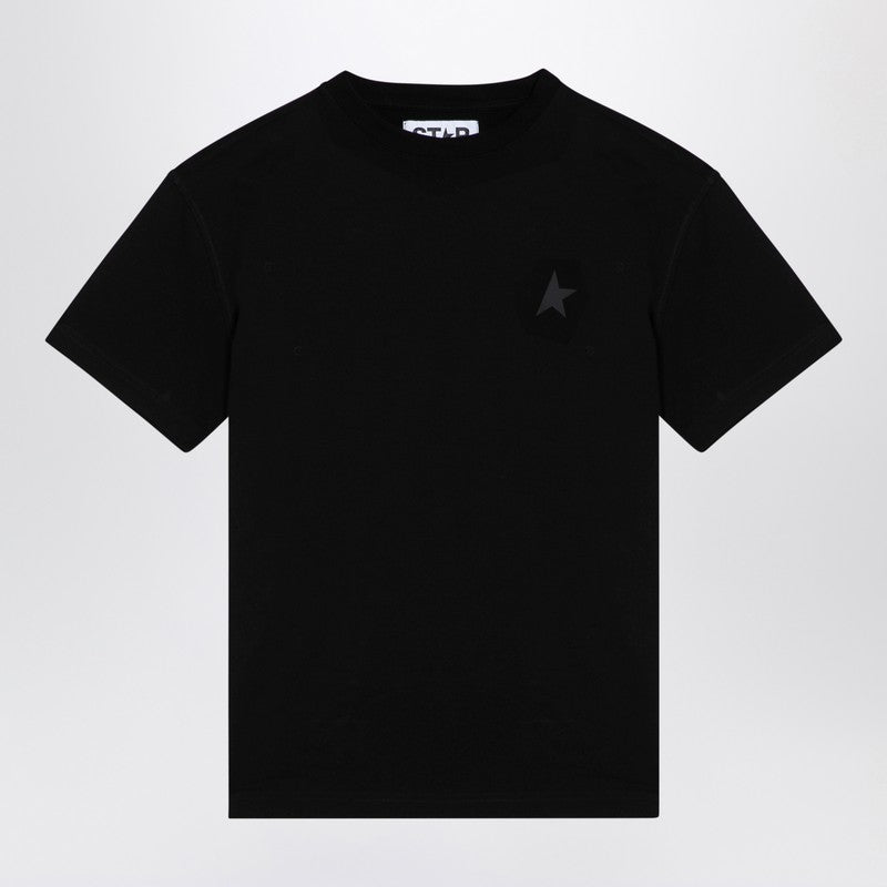 Golden Goose Star black cotton crew-neck T-shirt