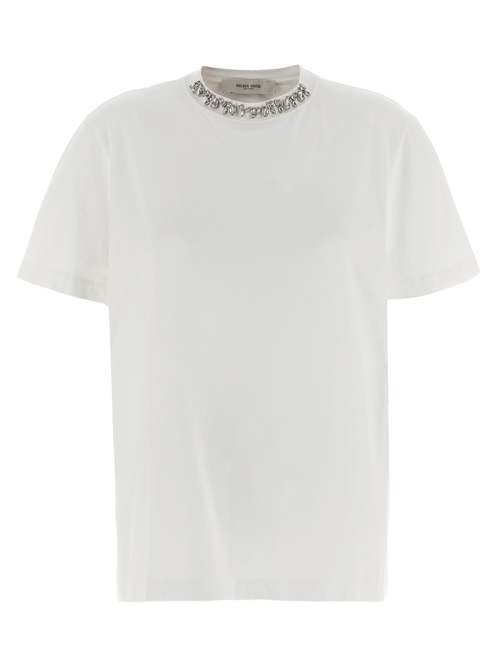 Golden Goose Crystal Crew Neck T-shirt