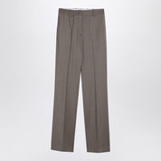 Golden Goose light grey wool trousers with darts