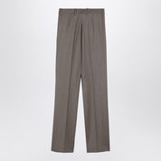 Golden Goose light grey wool trousers with darts