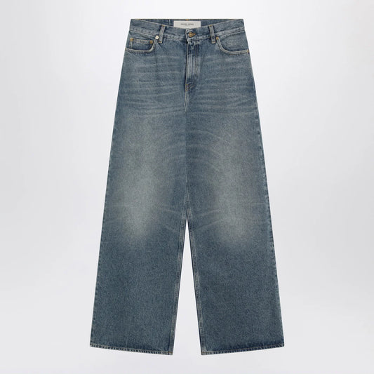 Golden Goose Blue washed wide-leg jeans