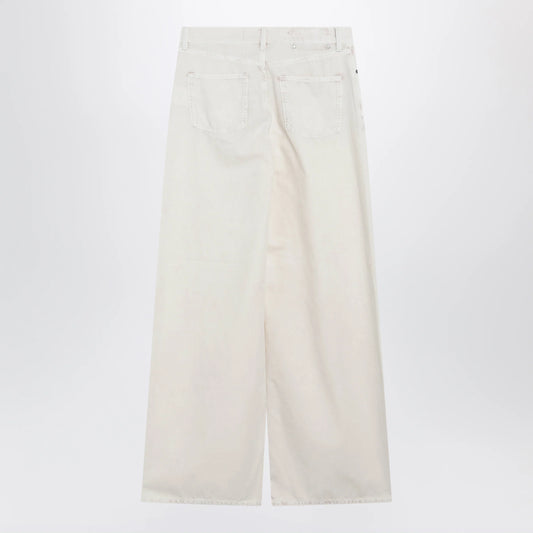 Golden Goose White wide-leg denim trousers