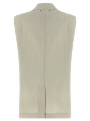 Golden Goose Nicole Vest — Women's Beige Wool Blend Vests