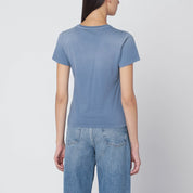 Golden Goose Faded blue T-shirt with chest print