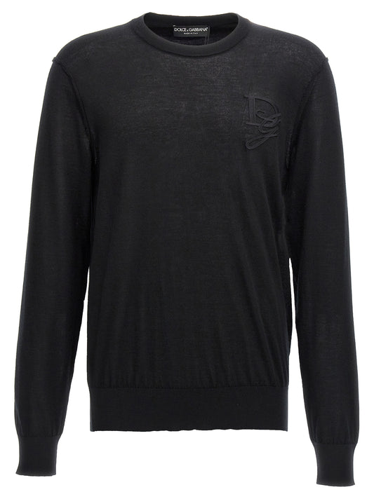 Dolce & Gabbana Cashmere Logo Sweater — Knitwear