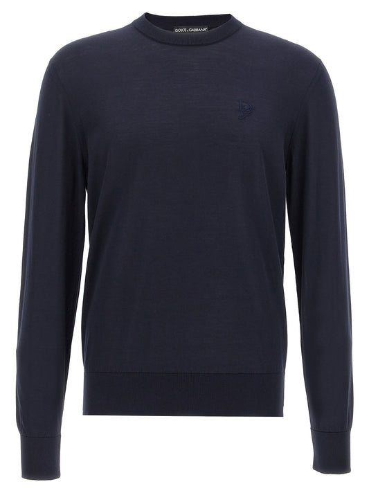 Dolce & Gabbana Knitwear - Logo Embroidery Sweater