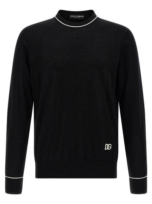 Dolce & Gabbana Embroidery Sweater for Men — Knitwear