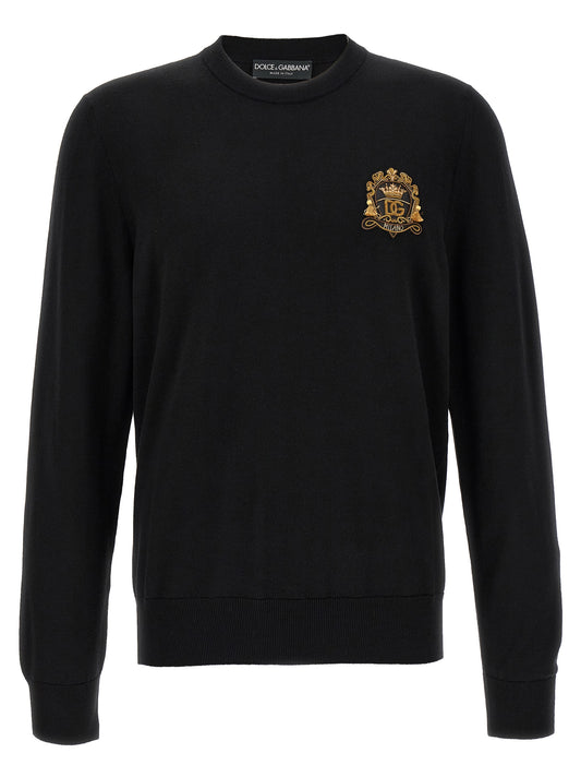 Dolce & Gabbana Coat Of Arms Sweater — Knitwear for Men